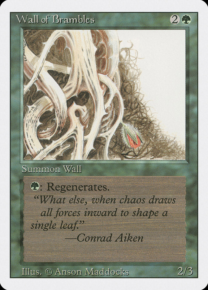 Wall of Brambles [Revised Edition] | Gate City Games LLC