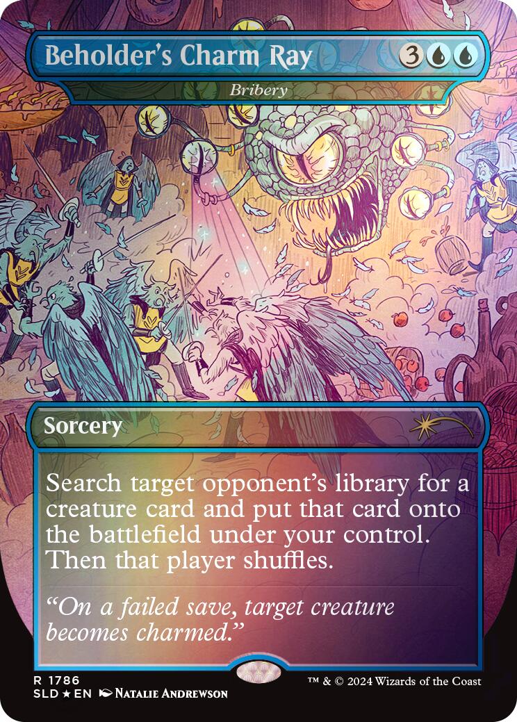 Beholder's Charm Ray - Bribery (Rainbow Foil) [Secret Lair Drop Series] | Gate City Games LLC