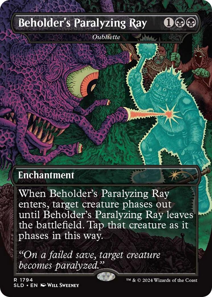 Beholder's Paralyzing Ray - Oubliette [Secret Lair Drop Series] | Gate City Games LLC