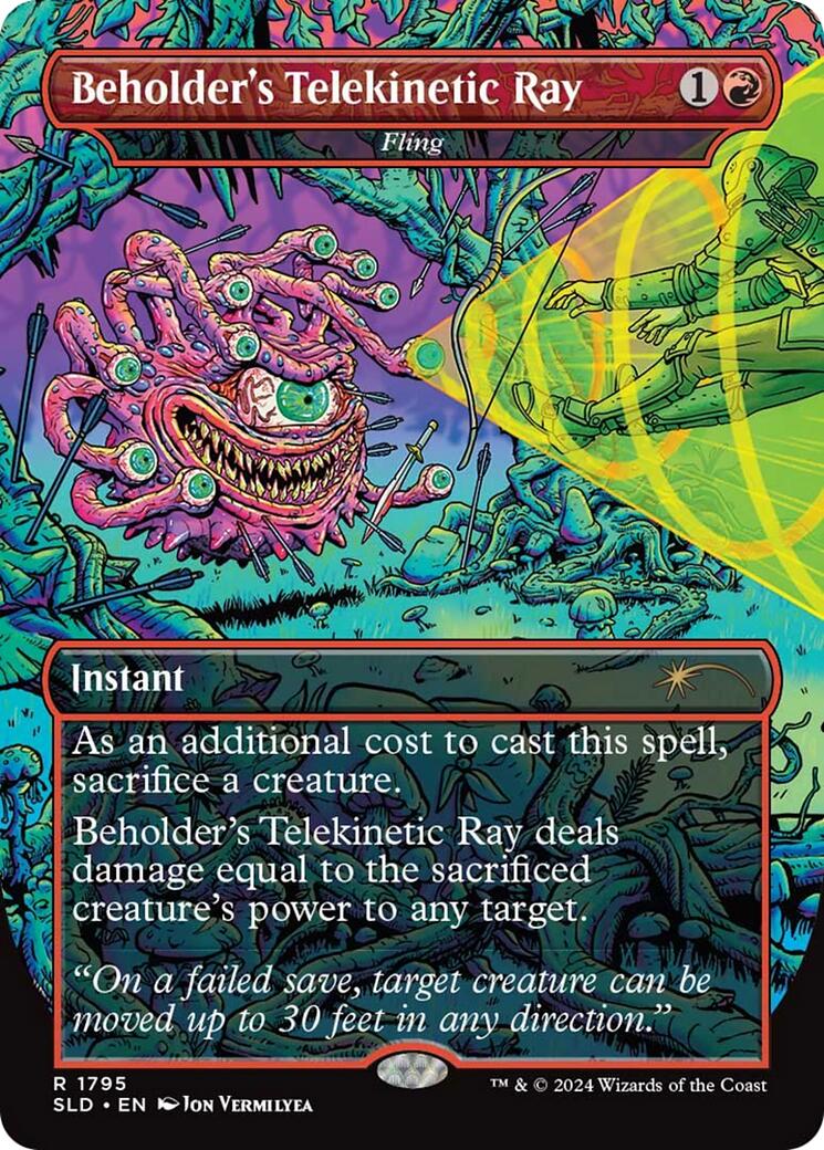 Beholder's Telekinetic Ray - Fling [Secret Lair Drop Series] | Gate City Games LLC