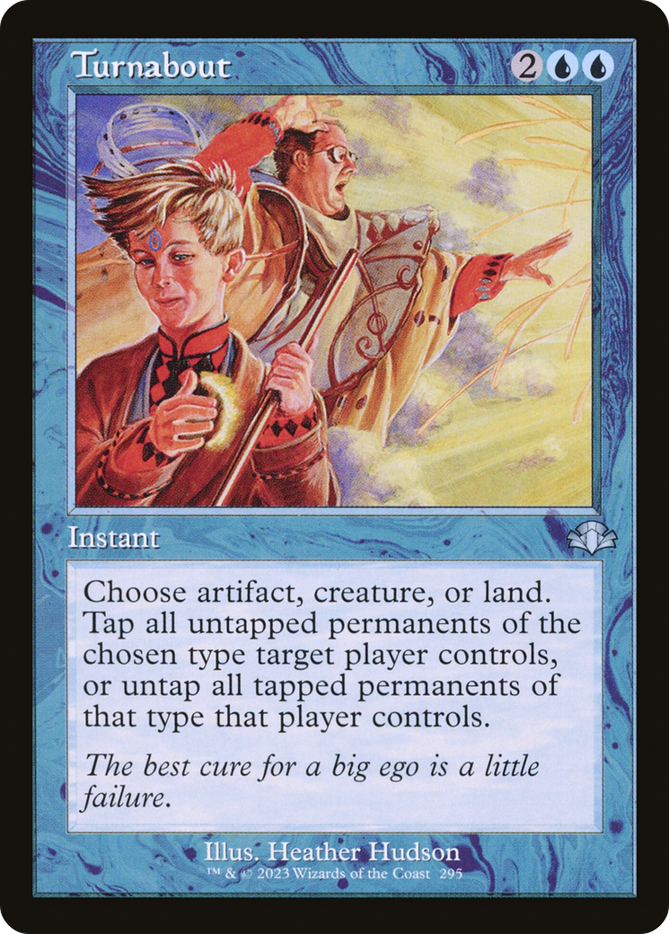 Turnabout (Retro) [Dominaria Remastered] | Gate City Games LLC