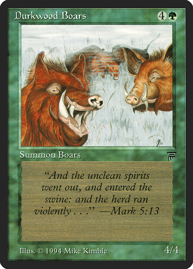 Durkwood Boars [Legends] | Gate City Games LLC