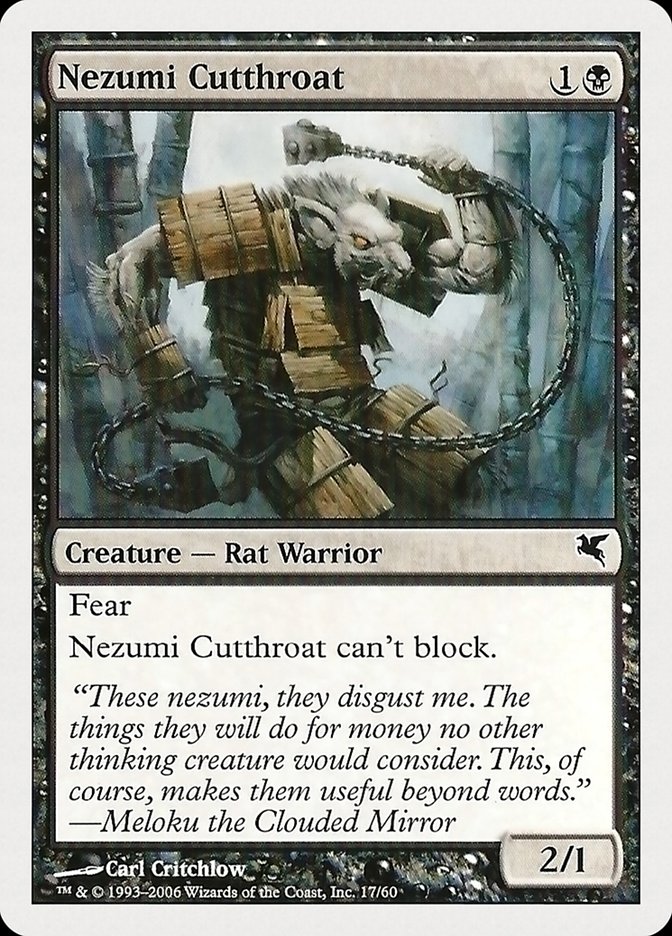 Nezumi Cutthroat (17) [Hachette UK] | Gate City Games LLC