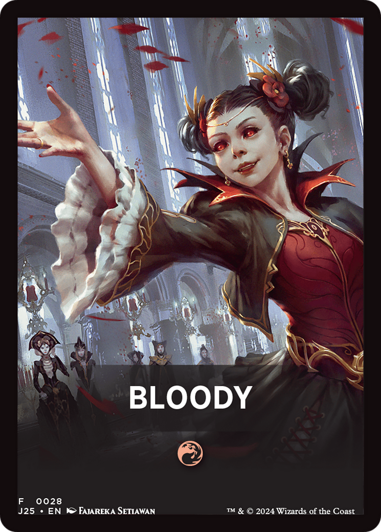 Bloody Theme Card [Foundations Jumpstart Front Cards] | Gate City Games LLC