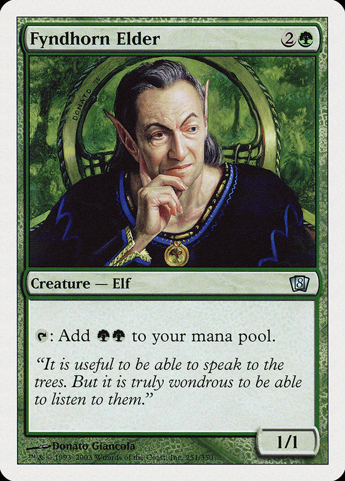 Fyndhorn Elder [Eighth Edition] | Gate City Games LLC