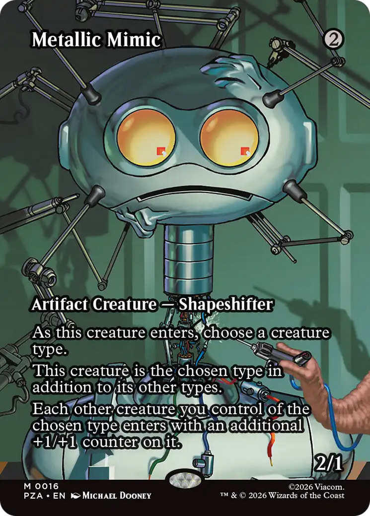 Metallic Mimic (Borderless) [Teenage Mutant Ninja Turtles Eternal-Legal] | Gate City Games LLC