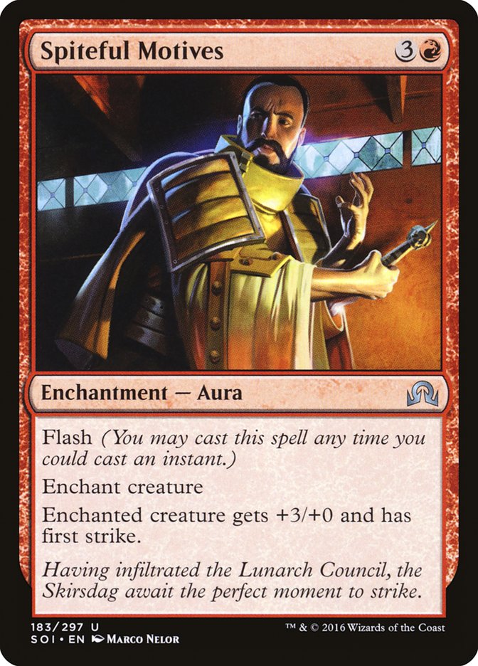 Spiteful Motives [Shadows over Innistrad] | Gate City Games LLC
