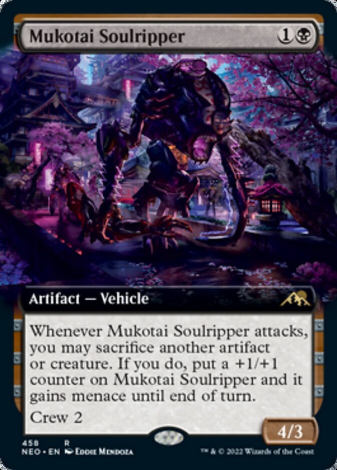 Mukotai Soulripper (Extended Art) [Kamigawa: Neon Dynasty] | Gate City Games LLC