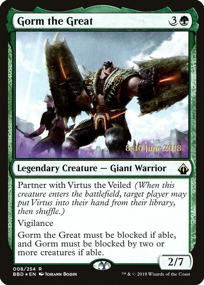 Gorm the Great [Battlebond Prerelease Promos] | Gate City Games LLC