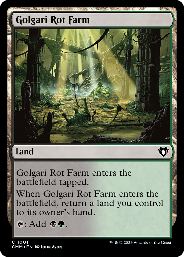 Golgari Rot Farm [Commander Masters] | Gate City Games LLC