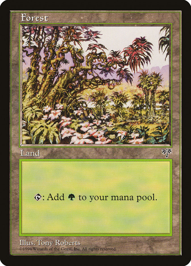 Forest (Open Flowers Bottom Center) [Mirage] | Gate City Games LLC