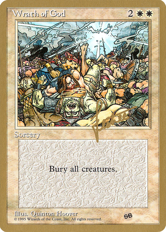 Wrath of God (Bertrand Lestree) (SB) [Pro Tour Collector Set] | Gate City Games LLC