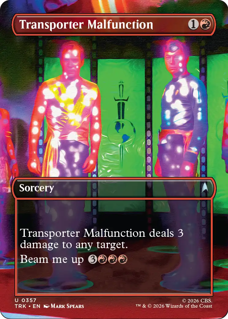 Transporter Malfunction (Borderless) [Star Trek] | Gate City Games LLC