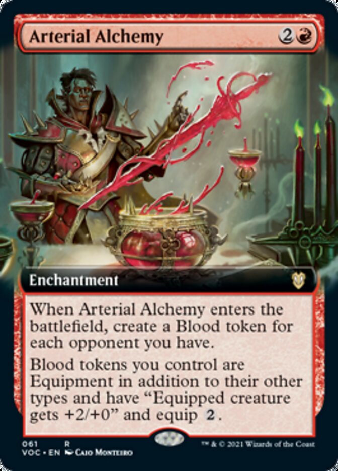 Arterial Alchemy (Extended Art) [Innistrad: Crimson Vow Commander] | Gate City Games LLC