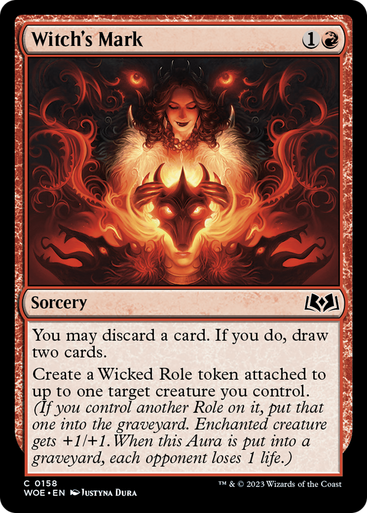 Witch's Mark [Wilds of Eldraine] | Gate City Games LLC