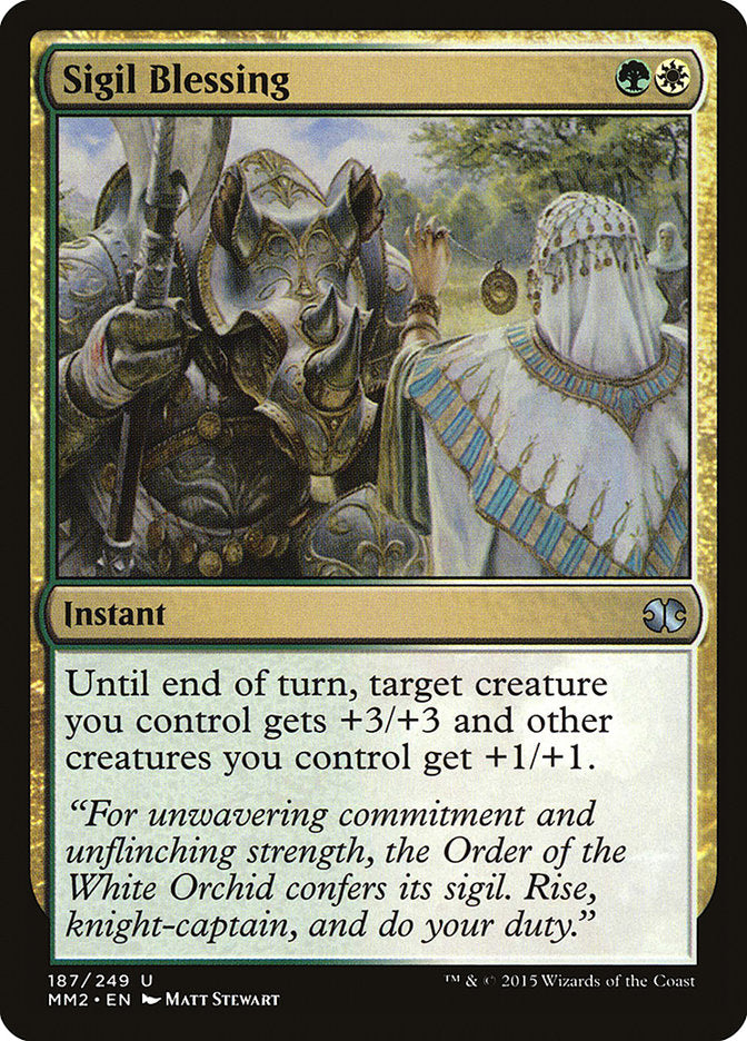Sigil Blessing [Modern Masters 2015] | Gate City Games LLC