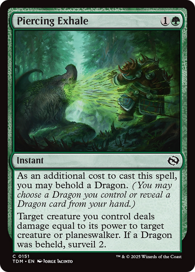 Piercing Exhale [Tarkir: Dragonstorm] | Gate City Games LLC