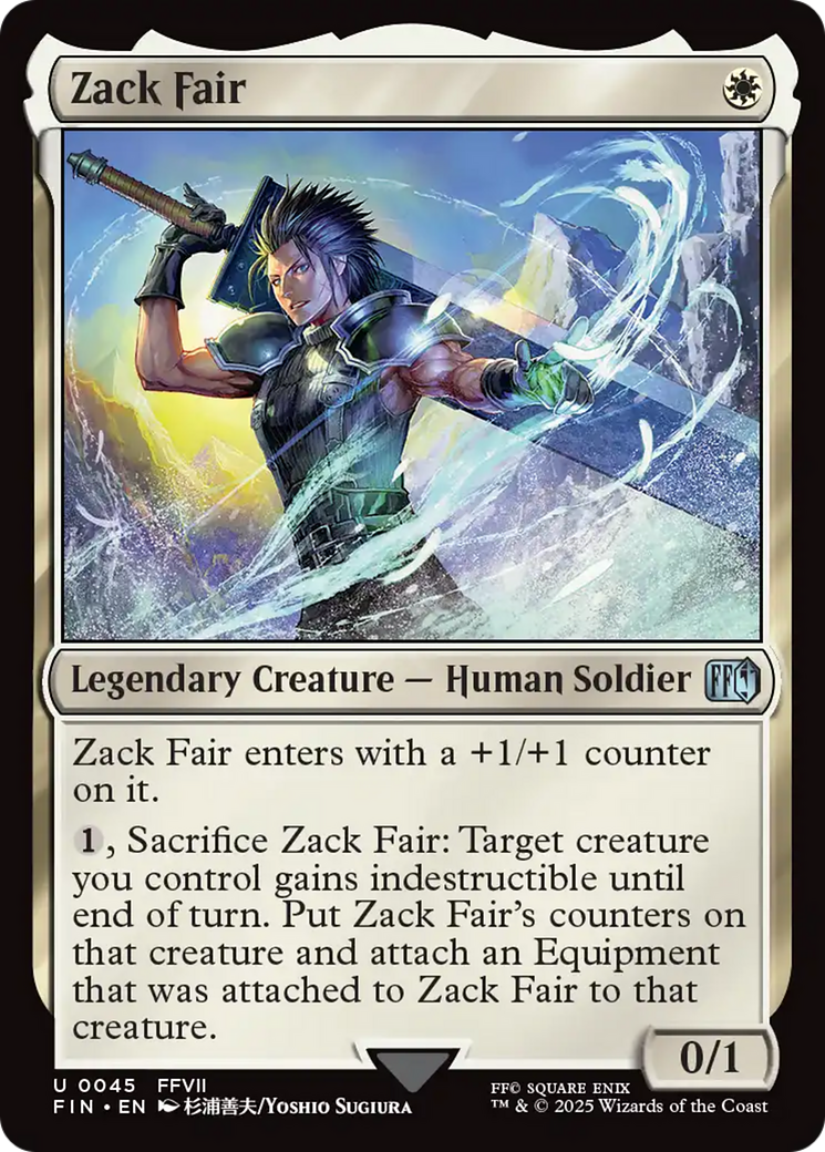 Zack Fair [FINAL FANTASY] | Gate City Games LLC
