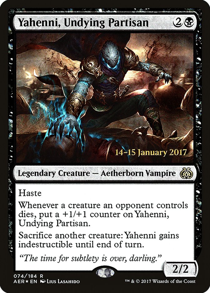 Yahenni, Undying Partisan [Aether Revolt Prerelease Promos] | Gate City Games LLC