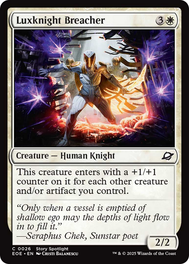 Luxknight Breacher [Edge of Eternities] | Gate City Games LLC
