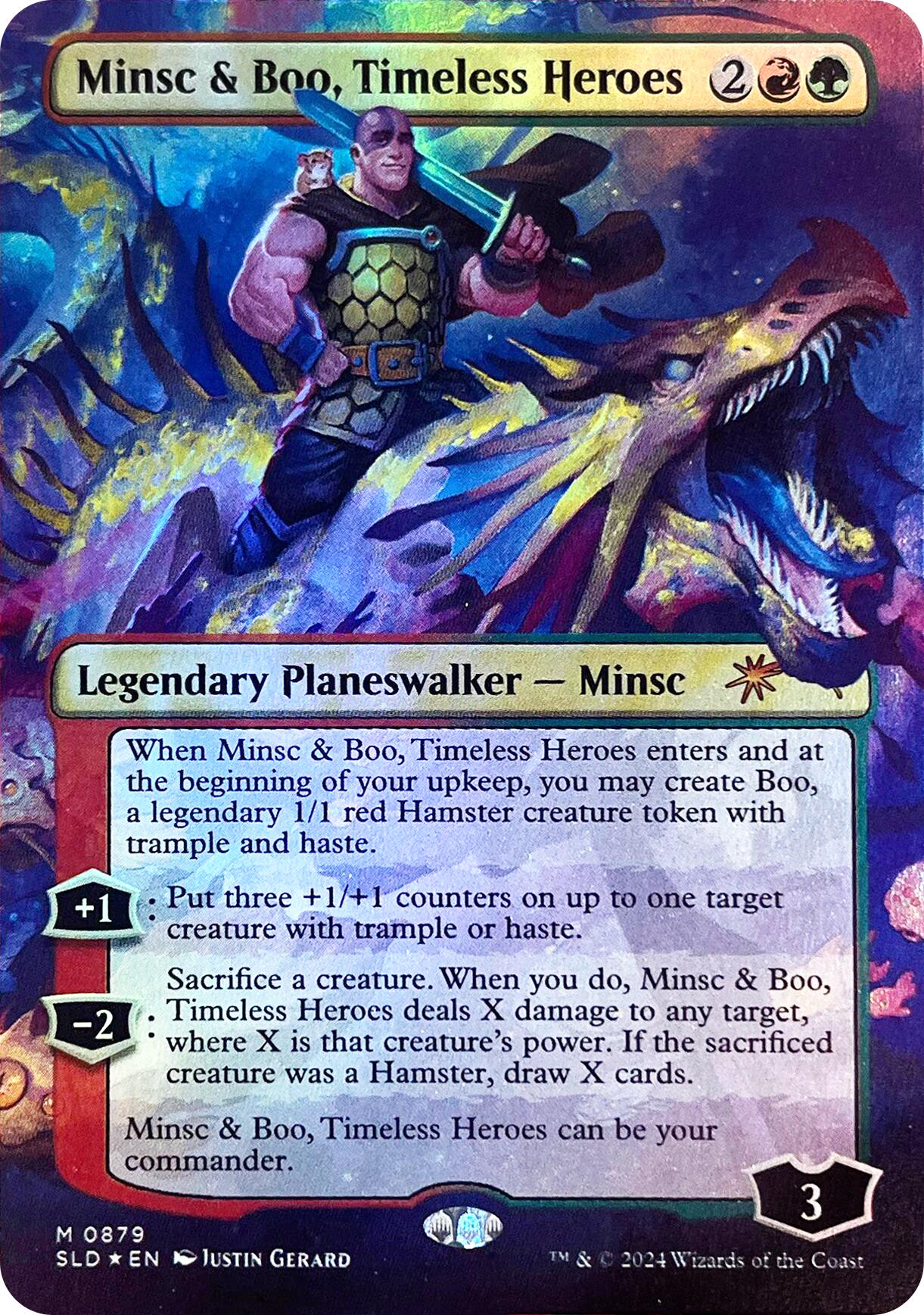 Minsc & Boo, Timeless Heroes (Rainbow Foil) [Secret Lair Drop Series] | Gate City Games LLC