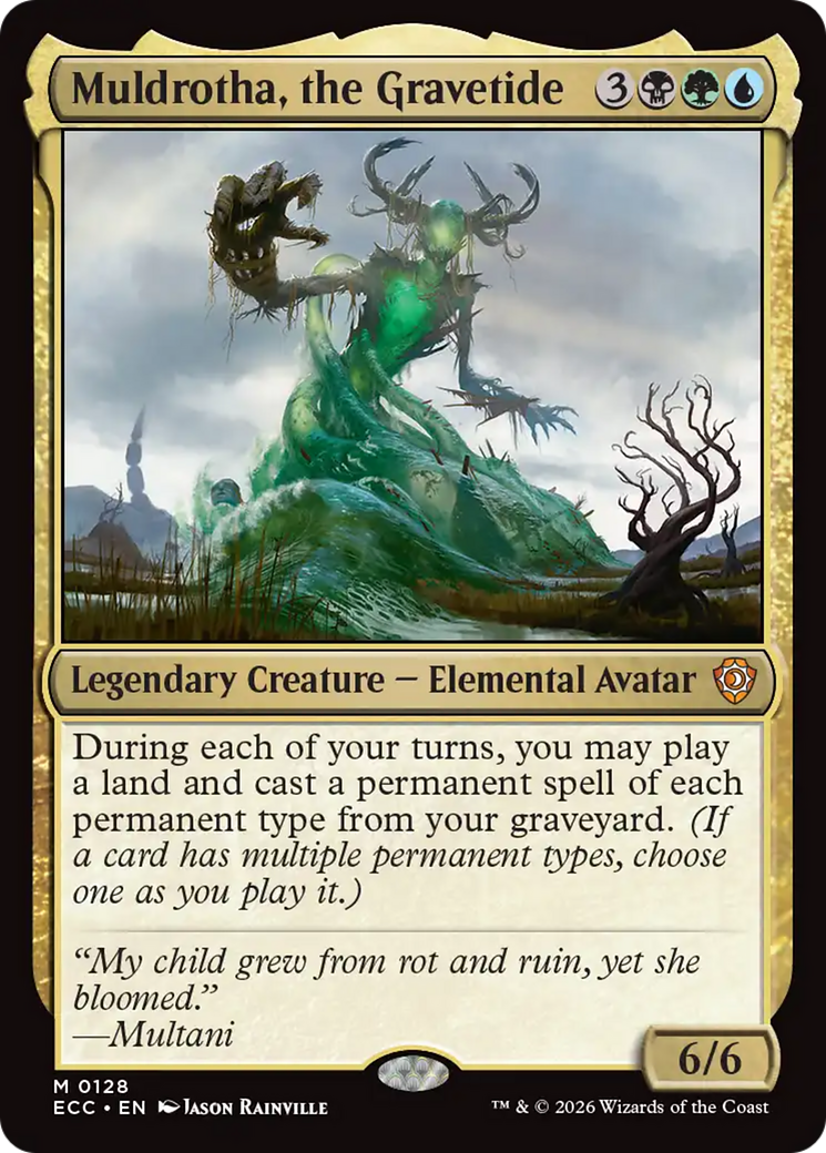 Muldrotha, the Gravetide [Lorwyn Eclipsed Commander] | Gate City Games LLC