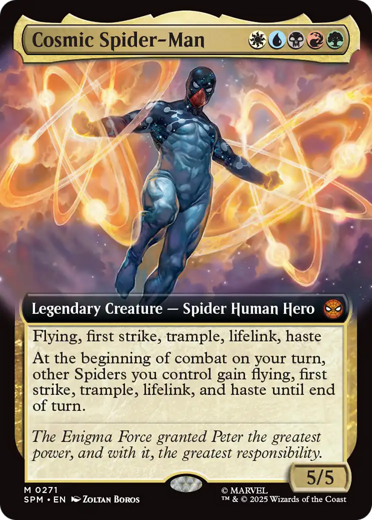 Cosmic Spider-Man (Extended Art) [Marvel's Spider-Man] | Gate City Games LLC
