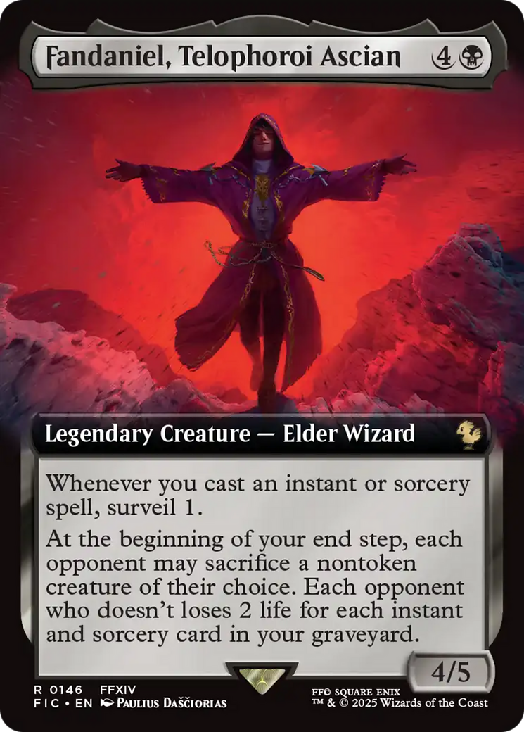 Fandaniel, Telophoroi Ascian (Extended Art) [FINAL FANTASY Commander] | Gate City Games LLC