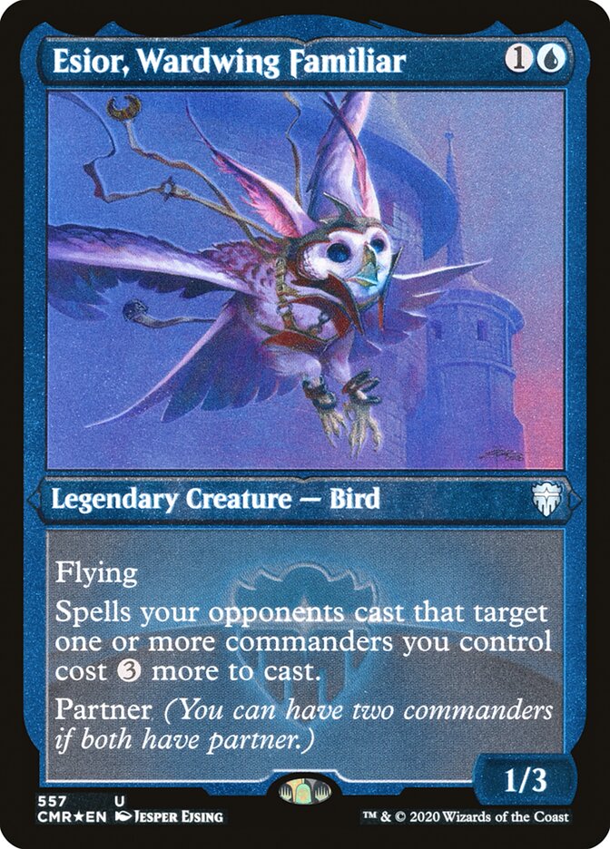 Esior, Wardwing Familiar (Etched) [Commander Legends] | Gate City Games LLC