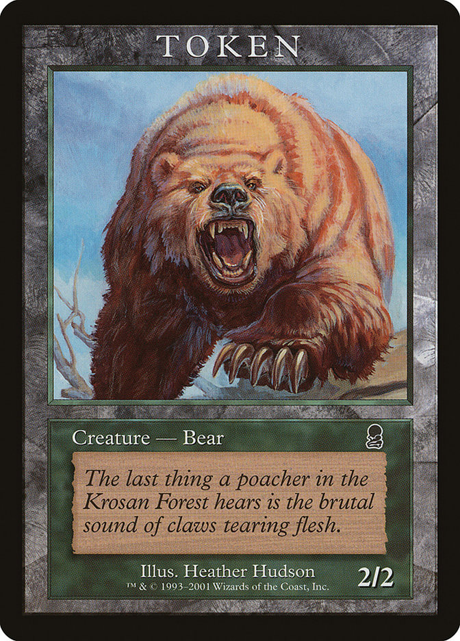 Bear Token [Magic Player Rewards 2001] | Gate City Games LLC