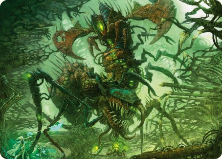 Skyscythe Engulfer Art Card [Phyrexia: All Will Be One Art Series] | Gate City Games LLC