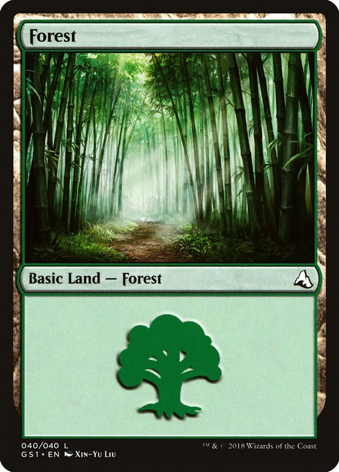 Forest (40) [Global Series Jiang Yanggu & Mu Yanling] | Gate City Games LLC