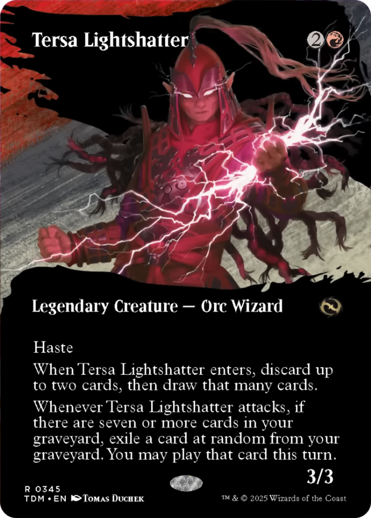Tersa Lightshatter (Borderless) [Tarkir: Dragonstorm] | Gate City Games LLC