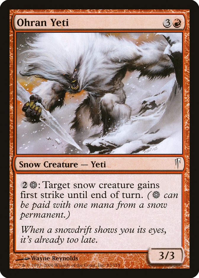 Ohran Yeti [Coldsnap] | Gate City Games LLC