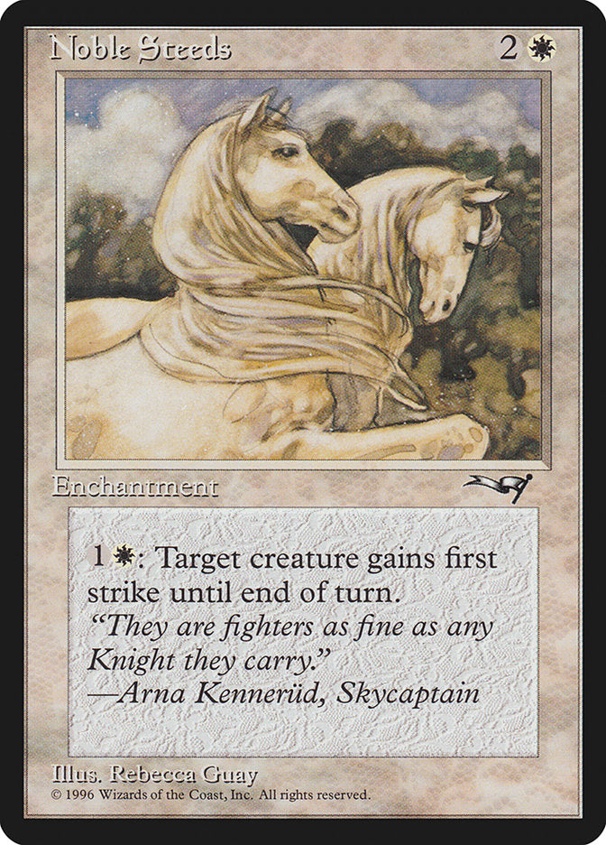 Noble Steeds (Leg Raised) [Alliances] | Gate City Games LLC