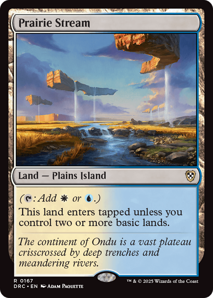 Prairie Stream [Aetherdrift Commander] | Gate City Games LLC