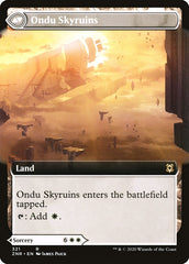 Ondu Inversion // Ondu Skyruins (Extended Art) [Zendikar Rising] | Gate City Games LLC