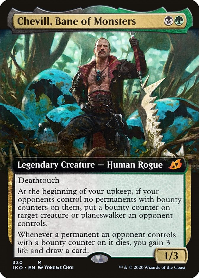Chevill, Bane of Monsters (Extended Art) [Ikoria: Lair of Behemoths] | Gate City Games LLC