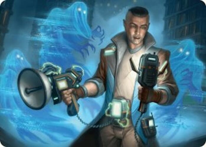 Paranormal Analyst Art Card [Duskmourn: House of Horror Art Series] | Gate City Games LLC