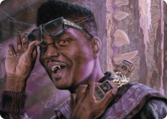 Dashing Bloodsucker Art Card [Duskmourn: House of Horror Art Series] | Gate City Games LLC