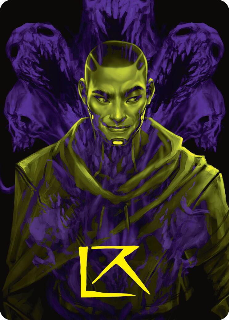 Kaito, Bane of Nightmares Art Card (Gold-Stamped Signature) [Duskmourn: House of Horror Art Series] | Gate City Games LLC