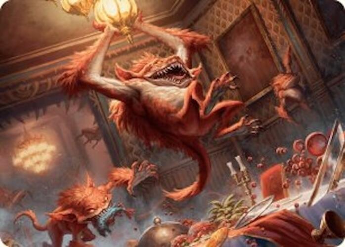 Midnight Mayhem Art Card [Duskmourn: House of Horror Art Series] | Gate City Games LLC