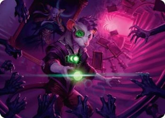 Nashi, Searcher in the Dark Art Card (21/54) [Duskmourn: House of Horror Art Series] | Gate City Games LLC