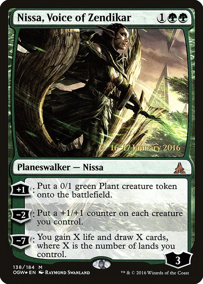 Nissa, Voice of Zendikar [Oath of the Gatewatch Prerelease Promos] | Gate City Games LLC