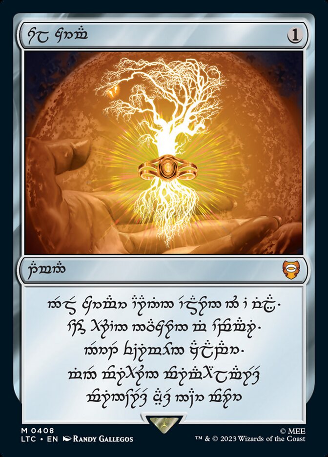 Sol Ring (408) (Elven) [The Lord of the Rings: Tales of Middle-Earth Commander] | Gate City Games LLC