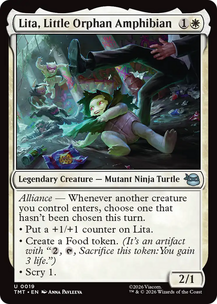Lita, Little Orphan Amphibian [Teenage Mutant Ninja Turtles] | Gate City Games LLC