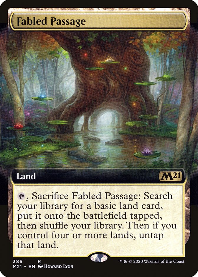 Fabled Passage (Extended Art) [Core Set 2021] | Gate City Games LLC