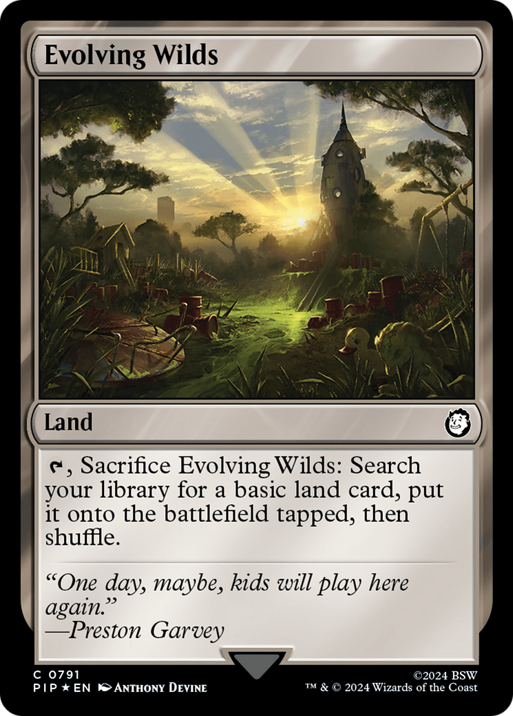 Evolving Wilds (Surge Foil) [Fallout] | Gate City Games LLC