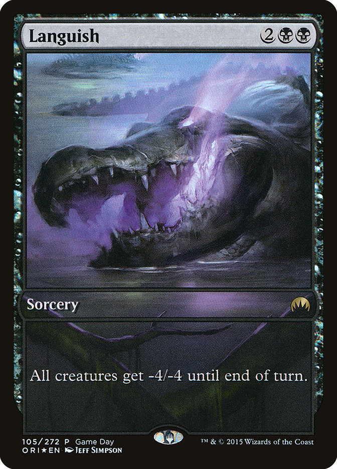 Languish (Game Day) (Full Art) [Magic Origins Promos] | Gate City Games LLC