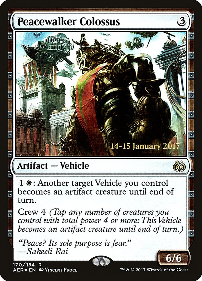 Peacewalker Colossus [Aether Revolt Prerelease Promos] | Gate City Games LLC